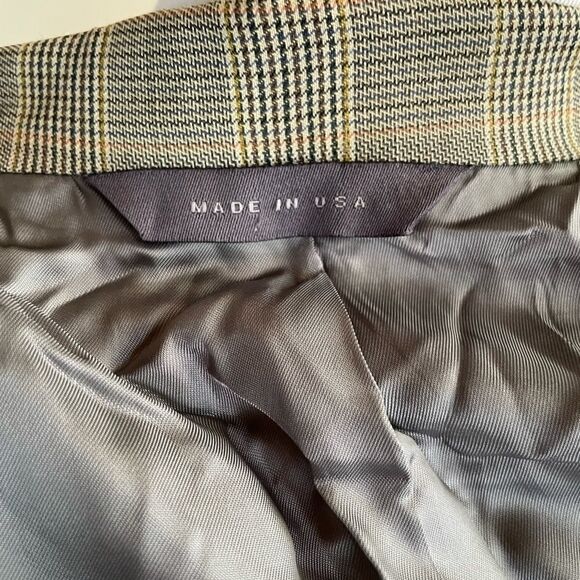 Brooks Brothers Men’s Vintage Plaid Two Button Sports Coat (Size: 38 Reg) - Picture 11 of 15